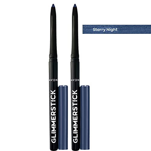 2 X Avon Glimmerstick Eyeliner - Twin pack - Two the same (Starry Night Blue) - Image 3