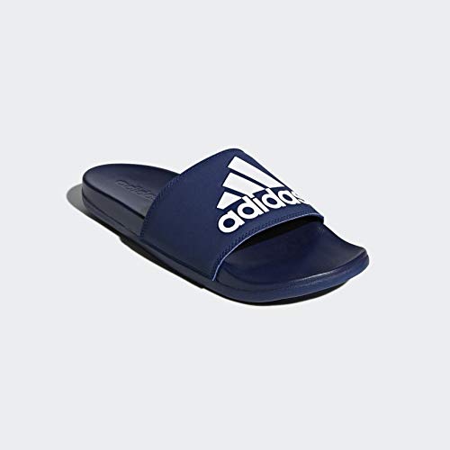 Image of adidas Performance Men's adilette Comfort Sandal, dark blue /white /dark blue, 13 M US