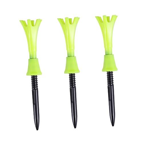 9pièces Tee Réglable Vert et Outils Entraînement Swing Golf