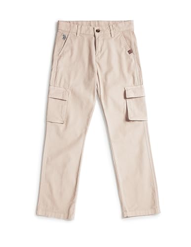 Image of U.S. POLO ASSN. Kids Regular fit Boys Cotton Trousers