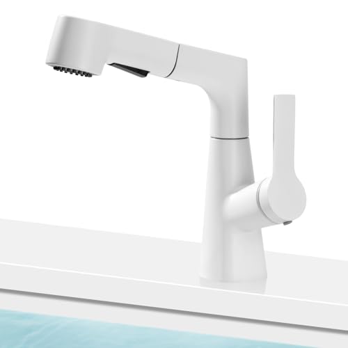 Robinet Cuisine Douchette Mitigeur Cuisine Pivotante à 360 Robinet 3 Modes Salle Bain Haut Peut...