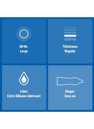 Durex Real Feel Condoms 20 Pack, Non-Latex Skin-on-Skin Feel Condoms for Natural Sensation, Great for Latex Sensitivity, Transmits Body Warmth, Value Pack of 20 for Couples