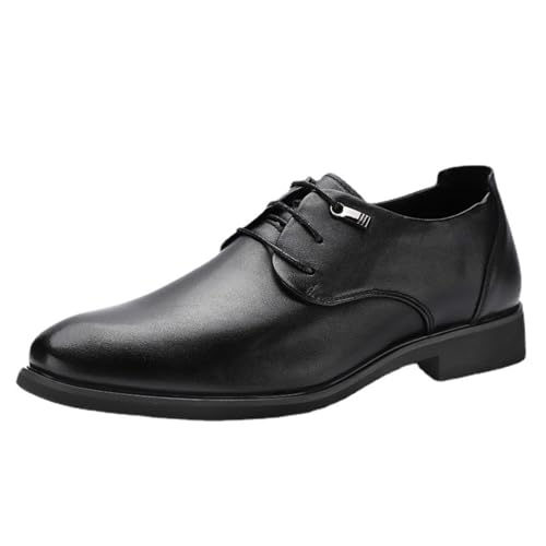 YZABEL Classic Lace-up Formal Tuxedo Shoes for Men Business Casual Formal Shoes Office Work Low Top Dress Shoes Tuxedo Leather Shoes