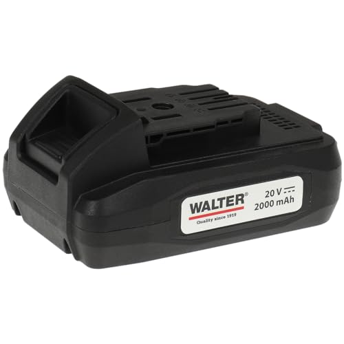 WALTER Li-ion Akku 20 V / 2000 mAh, passend für den WALTER 3-in-1 Akku Rasentrimmer, Akku-Hochentaster, Akku-Heckenschere, ersatzgerät. zusätzliche Power