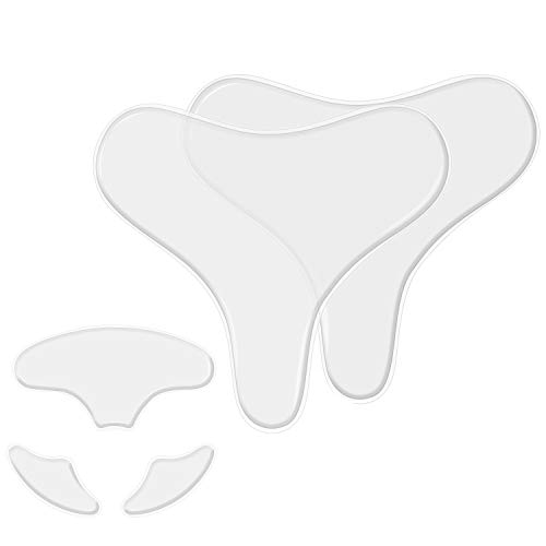 5 Pcs Reusable Silicon Chest Pads Beauty Wrinkle Prevention Pad Skin Silicone Pad
