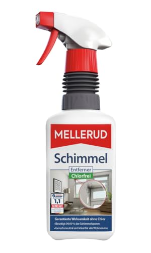 MELLERUD Schimmel Entferner Chlorfrei | 1 x 0,5 l | Geruchsneutraler Aktivschaum gegen Schimmel im gesamten Haushalt