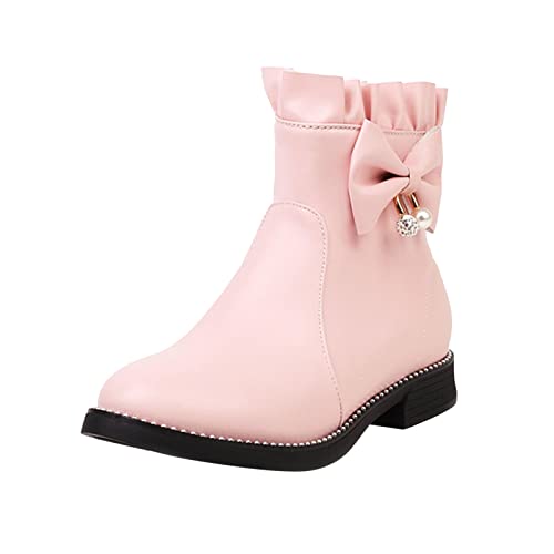 Bottes courtes de style étudiant bout rond plat pour ne plus avoir mal aux pieds