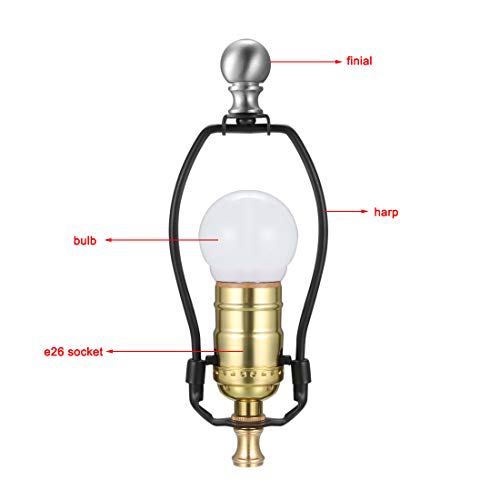 Uxcell 2 Pack Lamp Harp Holder 6 Inch Chocolate For Table And Floor Lamps #TOP6