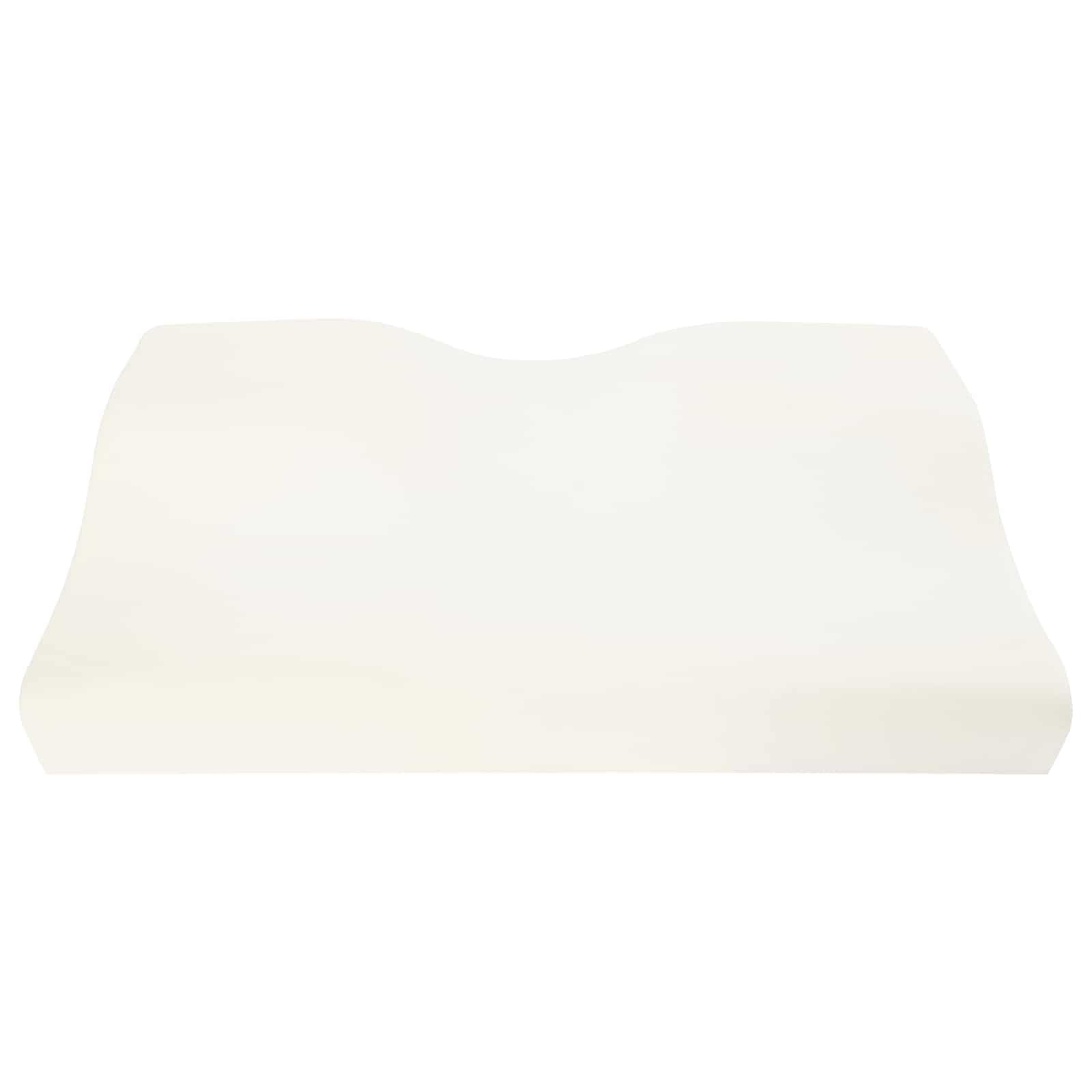 Nowoczesna poduszka pod kark, szara, 60 x 34 x 11 cm, z pianki memory z poszewką poliestrową, ergonomiczna poduszka podróżna dla karku i komfortu