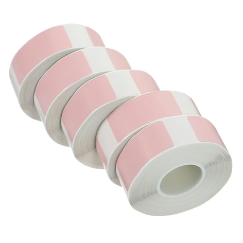 DIYEAH Long-Lasting Thermal Labels 5 Rolls Stain- Easy to Clean for Mail Services