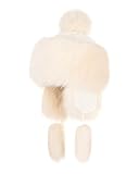 Futrzane Classic Mütze mit Ohrenklappen - Fliegermütze Damen - Russische Hut (One Size, Ecru Classic)