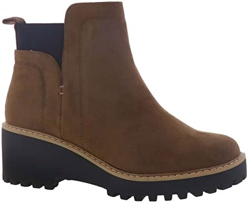 DV Dolce Vita Womens Rielle Ankle Boot, Cognac, 8 US | Image 1