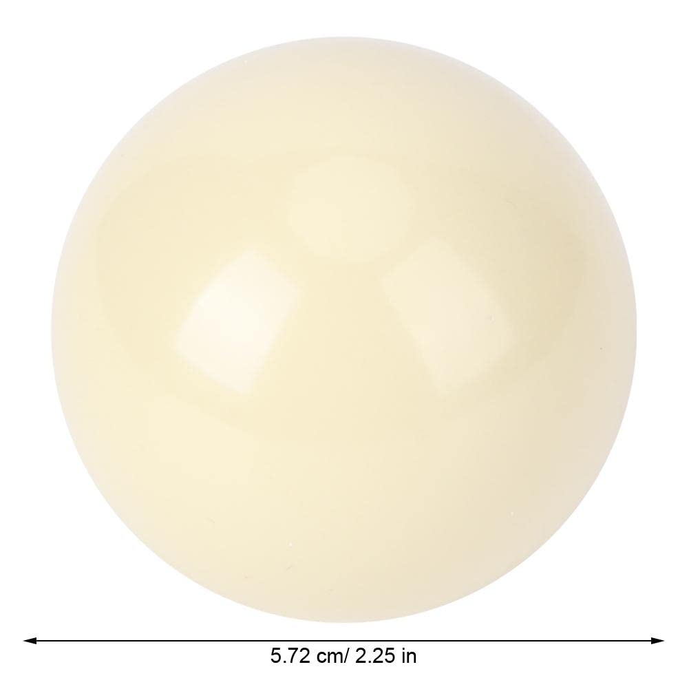 Bolas de billar blancas 5,72 cm - Pack de 2