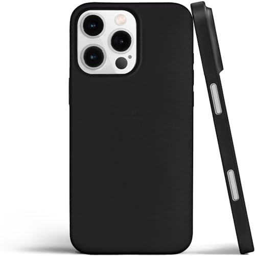 Image of ExpressB for iPhone 16 Pro Max Case Back Cover | Zero Drop Protection | Perfect for Minimalists | Ultra Thin Anti Scratch Matte Finish Case for iPhone 16 Pro Max (Black)