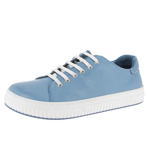 Andrea Conti Damen Low Top Sneaker, Zapatillas Mujer, Infinity Blue, 37 EU