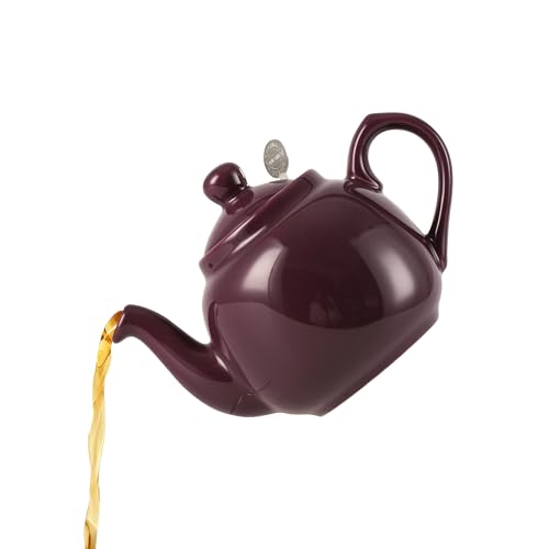 London Pottery Farmhouse Teapot with Infuser Ceramic Purple 2 Cup (600 ml)