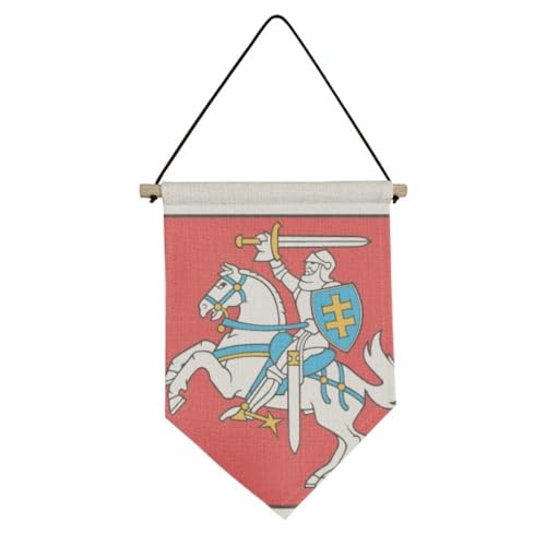 Bandera de Lituania de lona para pared, solución sin arrugas 2