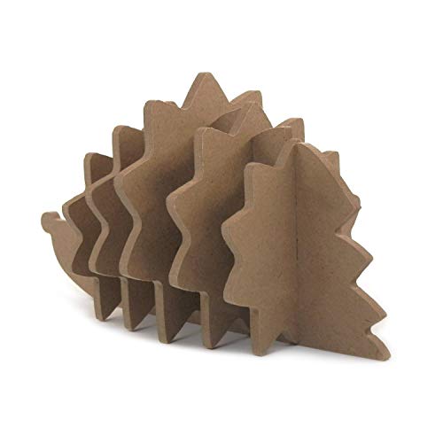 Riverbyland Coasters Wooden Cute Hedgehog Shaped #TOP1