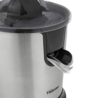 Tristar Spremiagrumi Elettrico Semiprofessionale CP-3002, Acciaio Inossidabile, Argento
