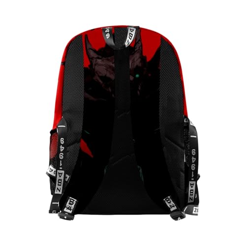 ISaikoy Anime Kaiju No. 8 Backpack Hibino Kafka Daypack Laptop Bag 3D Printing School Bag Bookbag 142