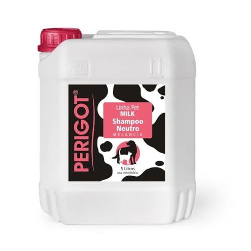 Kit Shampoo Neutro Melancia e Condicionador Milk 5l Perigot para Cães e Gatos