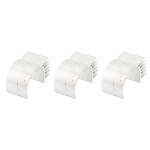 Electric Motor Heat Sink, Motor Heatsink 3PCS Anodized Great Heat Dissipation for Maintenance