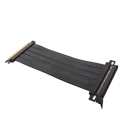 Cable de extensión PCIE 4.0 X16 blindado EMI flexible de 40cm compatible con GPU RX 7900 XT 4
