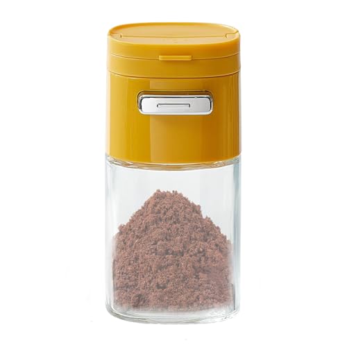 Genérico Pequeño Salero | Dispensador de vaso de azúcar de | Contenedor de condimentos antideslizante para diámetro ancho pimentero para cocina, mesa de comedor de café