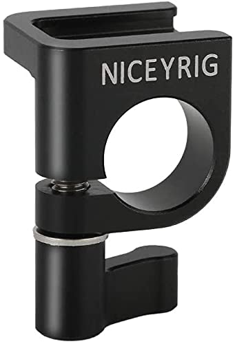 15mm Abrazadera,NICEYRIG Abrazadera de Varilla de 15 mm con Soporte de Zapata fría Cover