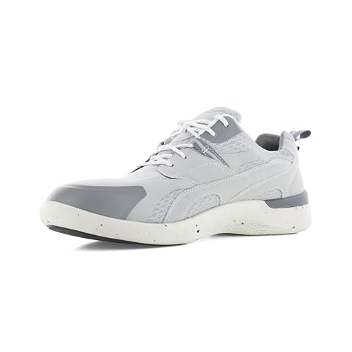 Rockport Works Work Men's Truflex Fly Blucher Work Light Grey Composite Toe Shoe by Rockport - Used condition - Image 4