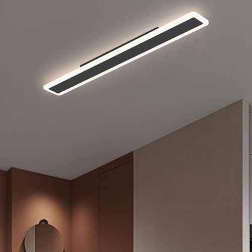 Plafonnier LED moderne intérieur rectangulaire 80cm acrylique pour chambre