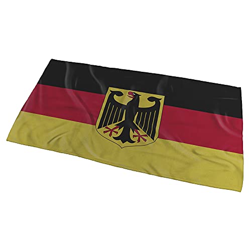 Germany Flag Wavy Bath / Beach Towel - Large
