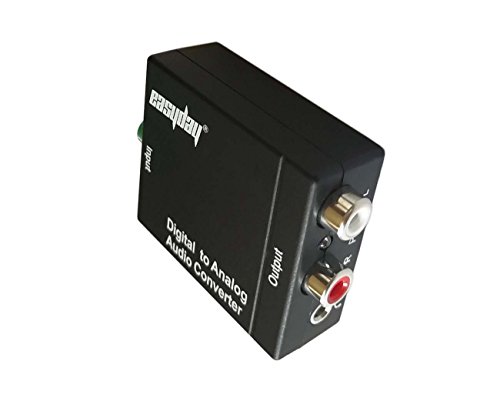 Easyday Digital Coax And Optical Toslink To Analog Audio Converter Support 3.5Mm Output Jack #TOP4
