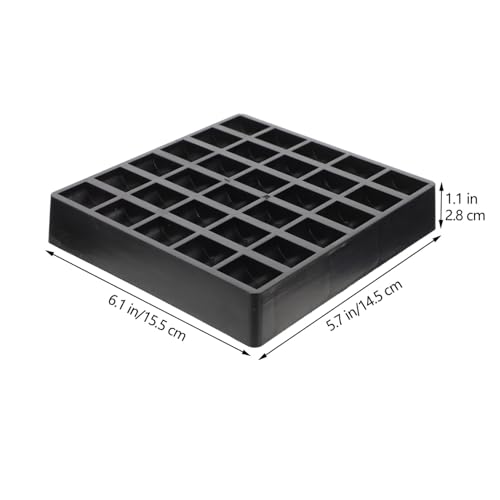 Caja de almacenamiento para monedas negra, 2 piezas miniatura 2