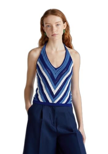 Haut Tricot Femme Benetton 1194eh01e pour Vos Journées Bureau et Week-End