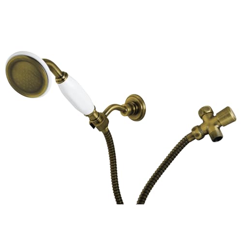 Kit de ducha manual Kingston Brass KX1063BD acabado latón antiguo