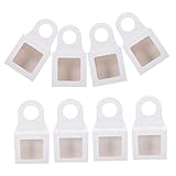 EPIGEIST 25 Piezas Caja para Botella de Vino de Papel Kraft con Ventana Transparente y Colgante Resistente y Plegable para Regalos Cumpleaños Bodas y