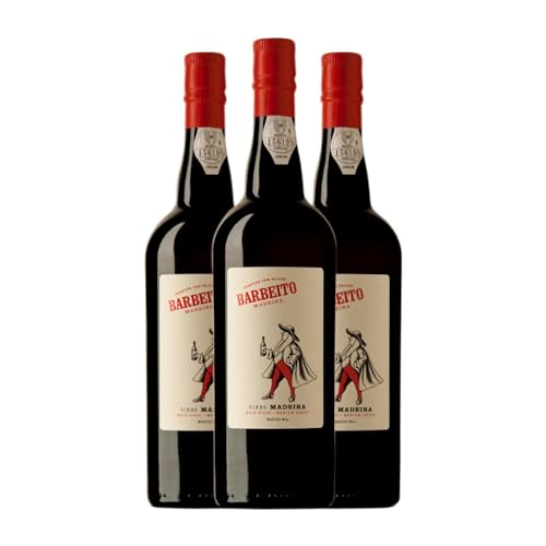 Barbeito Medium Sweet Tinta Negra Mole Madeira 3 Años 75 cl Vino tinto (Caja de 3 Botellas de 75 cl)