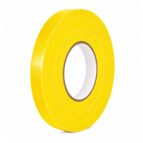Image of GGR Supplies CDT-36 Industrial Grade Cloth Duct Tape, Yellow 3 /4 Inch x 60 Yards, Waterproof UV Resistant Heavy Duty, Clean Removal with No Sticky Residue for Repairs, Packaging, and Bundling