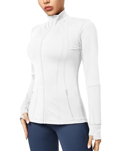 QUEENIEKE Kurze Damen Sportjacke – Leichtes atmungsaktives Yoga-Oberteil...