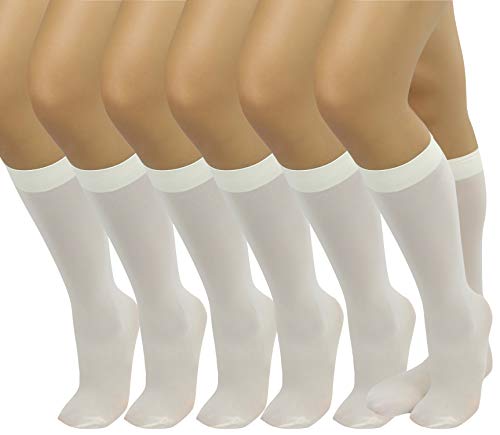 Image of ToBeInStyle Womens Pack of 6 Knee High Trouser Professional Socks