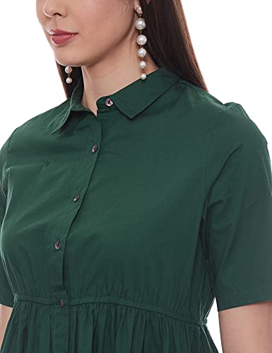 Image of Max Women's Solid Shirt Dress