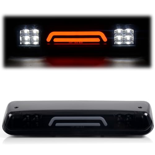 LED Third Brake Lights Assembly Compatible with Ford F-150 2004-2008 / Explorer Sport Trac 2007-2010 / Lincoln Mark LT 2006-2008 High Mount Stop Tail Cargo Lamps Rear Center Lights