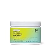 Sparkle Skin Boost No Flavor Verisol Collagen Peptides Protein Powder Vitamin C Supplement Drink, 2.8oz