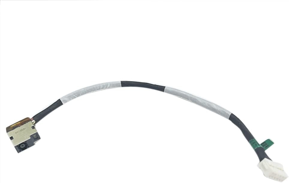 AC DC Jack Power Cable Charging Port Wire for HP 15-FA 15-FB Series 15-FA0031DX 15-FA0032DX L52B16-S46 N13470-S60 N13470-Y60 Plug Charging Port N13314-001,200W（17CM）