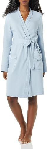 Amazon Essentials Women's Lightweight Waffle Mid-Length Robe (Available in Plus Size)
