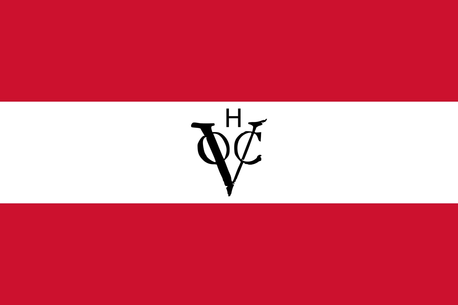 Drapeau Large Dutch East India Company Hoorn, pavillon historique de la COV 90x150cm