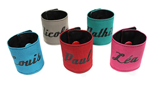 Rond de serviette personnalisable et coloré