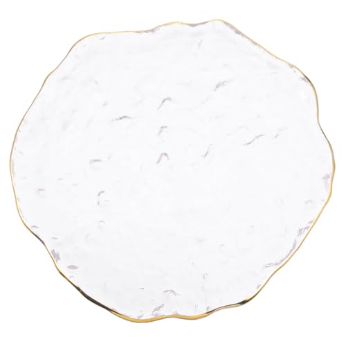 MAGICLULU 1 Pc bandeja de frutas taza de fruta plato vajilla tapa tazón de frutas home decor decoração casa placas decorativas bandeja de postres Bandeja de almacenamiento de frutas Vidrio