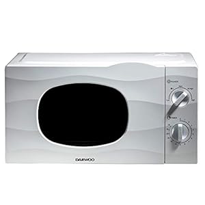 Daewoo 20L 700W Microwave with Auto Defrost Function and 5 Power Settings SDA2095 Manual 35 Minute Timer Dial and Glass…